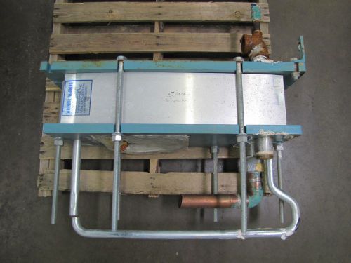 Alfa-laval m6-fg plate heat exchanger 117.16 sq ft 73 plates 5.84gal capacity for sale