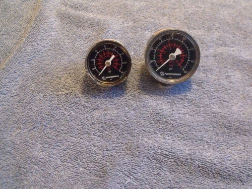 Lot of 2 norgren  pressure gauges 0-160 for sale