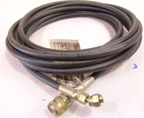 Parker parflex hydraulic hose 590-4 , 5000 psi  1/4 &#034; x 24&#039; quick coupling unused for sale