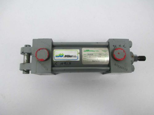 Miller fluid power a86b2b 3in stroke 2in bore 250psi pneumatic cylinder d376083 for sale