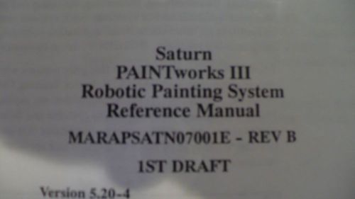 Fanuc Paintworks lll Reference Manual