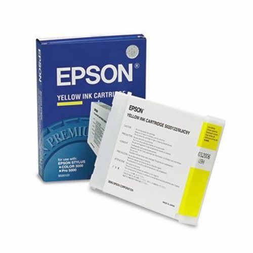 Epson S020122 Quick-Dry Ink, 2100 Page-Yield, Yellow (EPSS020122)