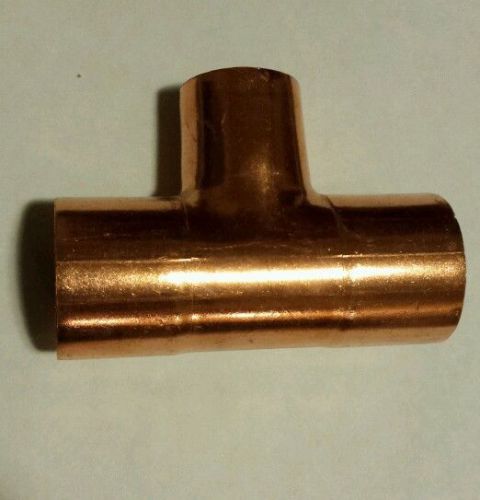 1 1/4 in x 1 inch copper t fitting plumbing for sale
