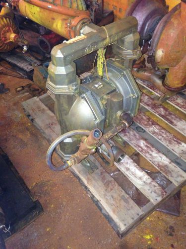 ARO Pump Ingersoll  Rand 2&#034; Double Diaphragm Pump Stainless Steel