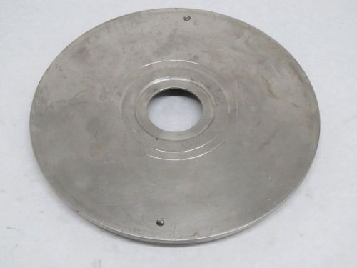 TRI CLOVER 1-1/2IN ID 8-1/4IN OD PUMP BACKING PLATE STAINLESS B324922