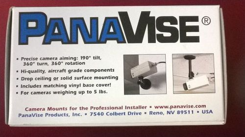 PANAVISE 845-246 Deluxe CCTV Camera Mount Black NEW