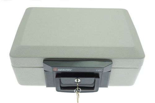 SENTRY SAFE FIRE PROOF WITH 2 KEYS #1100 INDUSTRIAL STRENGTH PROTECTION LOCK UP