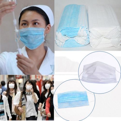 50Pcs Safe Dental Medical Surgical Dust Disposable Ears Loop Face Mouth Mask