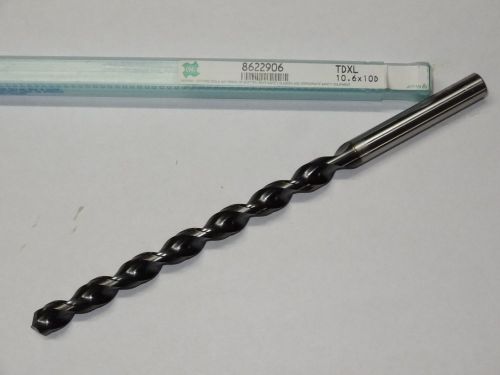 Osg 10.6mm 0.4173&#034; wxl fast spiral taper long length twist drill cobalt 8622906 for sale