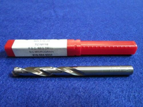 GI TOOL 139423 LETTER P .323&#034; SOLID CARBIDE DRILL JOBBER LENGTH MADE IN USA NEW