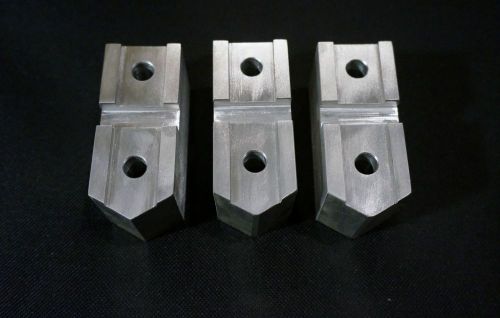Tongue &amp; groove aluminum soft jaws ~ # a7 - 06 - sp - new in box set of 3 for sale