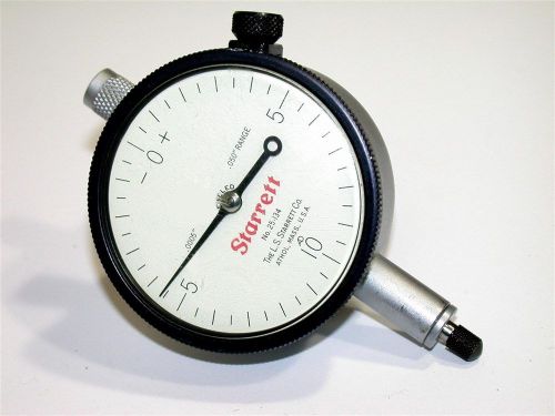 UP TO 2 STARRETT DIAL .0005&#034; INDICATORS W/ 1/2&#034; MOUNTING POST MODEL 25-134