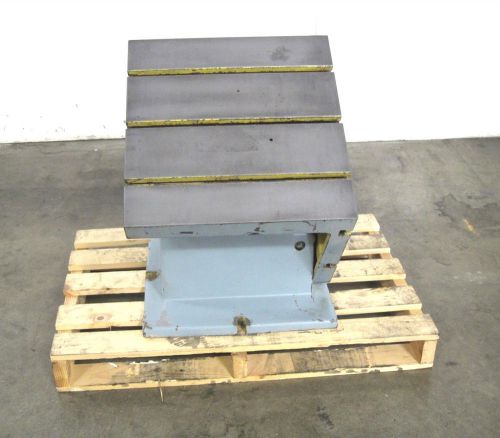 Heavy duty tilting box table - radial arm drill press - workholding - t-slot for sale