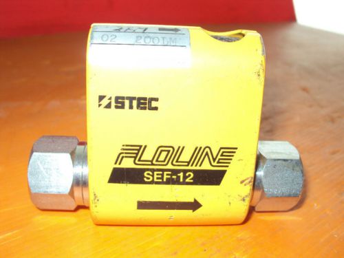 STEC INC MASS FLOW CONTROLLER FLOLINE SEF-12 O2 200LM