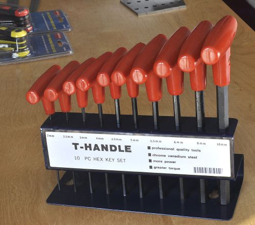 T-Handle 20PC  Inch 10PC Metric 10PC Wrench Kits