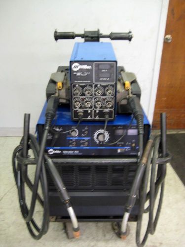 Miller Dimension 452 &amp; DUAL Feeder Multi-Process Welder Complete PKG