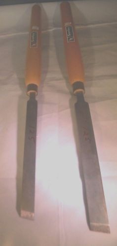 Robert Sorby Old Style Long and Strong Turning Skew Chisels 3/4L &amp; /4&#034;R (123)