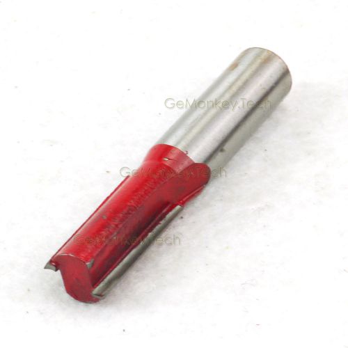 Wood Working Tool Two Blades Straight Router Bit 1/2&#034; x 1/2&#034;