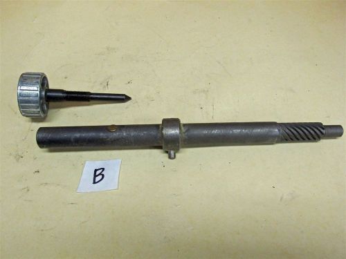 Delta shaper nos spindle raising shaft gear knob assembly    -b- for sale