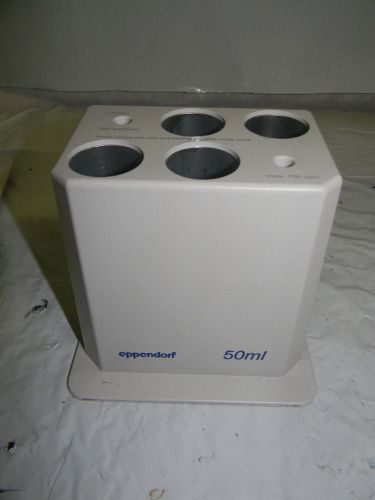 Eppendorf thermoblock, 4 x 50 ml conical tubes, max temp 99°c, max speed 1,400 r for sale