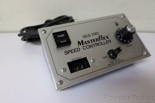 Used Cole Parmer Masterflex Solid State Speed Controller 115 VAC, 3AG Fuse