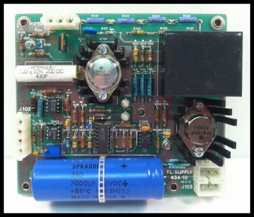 Thermo environmental flasher supply board 43a-10 rev. c j103 - new surplus for sale