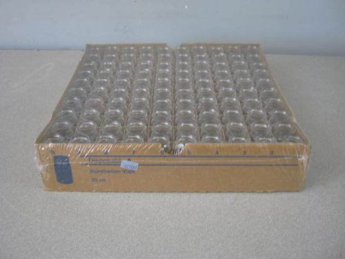 Box of 100 - kimble glass disposable scintillation vials 20ml part# 74503-20 for sale
