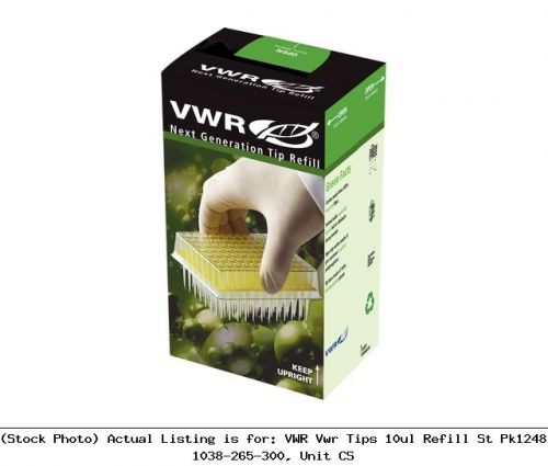 VWR Vwr Tips 10ul Refill St Pk1248 1038-265-300, Unit CS Liquid Handling Unit