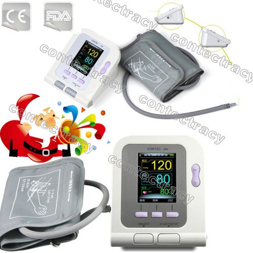 CE Digital Upper Arm Blood Pressure Pulse Monitor Sphygmomanometer,Colour,USB,SW