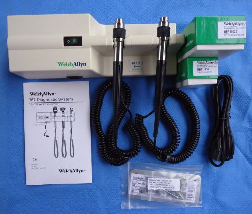 Welch allyn 767 transformer- otoscope &amp; ophthalmoscope both heads are new in box for sale