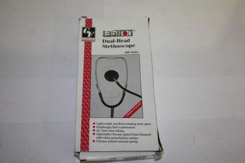 GF Dual-Head Stethoscope 400 Series Black