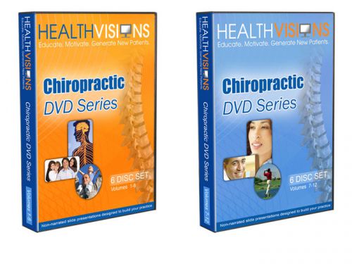 Chiropractic Waiting Room DVDs - Health Visions 12 Disc Set Brand New
