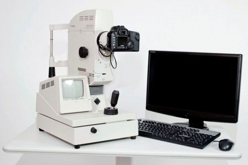 Canon cr-6 non-mydriatic retinal fundus camera w synamed digital system for sale
