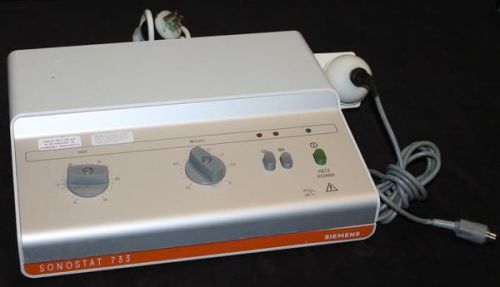 Siemens Sonostat 733 Ultrasound Therapy Unit for Parts or Repair Free Shipping!