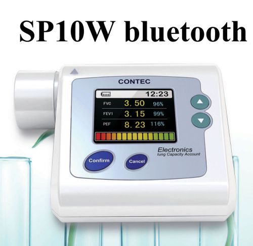 Hot Handheld Spirometer Lung Check,Pulmonary Function,PC Software bluetooth