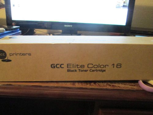 GCC Technologies Printers Elite Color 16 Black Toner Cartridge GENUINE NEW