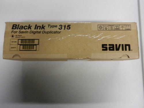 OEM Savin Black Ink Type 315 for Digital Duplicator