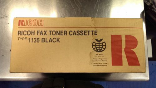 New Genuine Ricoh Type 1135 Fax Black toner Cassette 430222