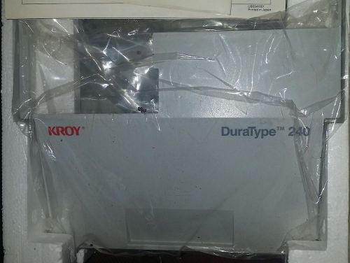 Kroy DuraType 240 240 DPI Portable Label Maker Thermal Transfer Printer Labeler