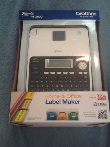 Brother PT-2030 Label Thermal P-Touch Home and Office Label Maker New Free Ship