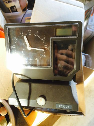 Tcx 21 HEAVY DUTY Time Clock Barely Used