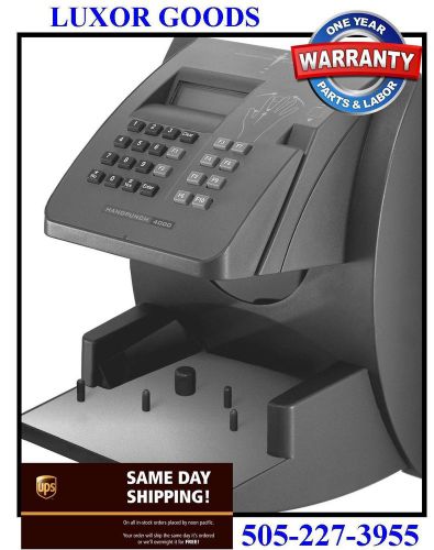 Schlage handpunch hp 4000 biometric hand scanner time clock w/ ethernet rsi for sale