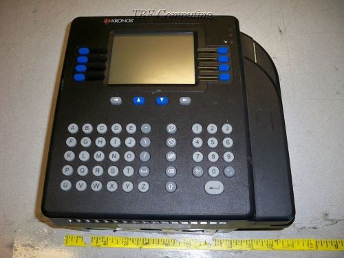 Kronos system 4500 8602800-051 ethernet timeclock for parts or repair for sale