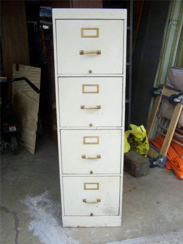 Vertical file cabinet, 4-drawer letter size, spring loaded file follower&#039;s for sale