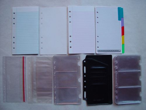 Lot of Assorted Vintage Day Runner Rolodex Refill Pages 3 3/4 x 6 3/4