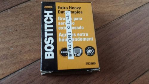Stanley Bostitch Extra Heavy Duty Staples SB38HD 800-count for B380HD Stapler
