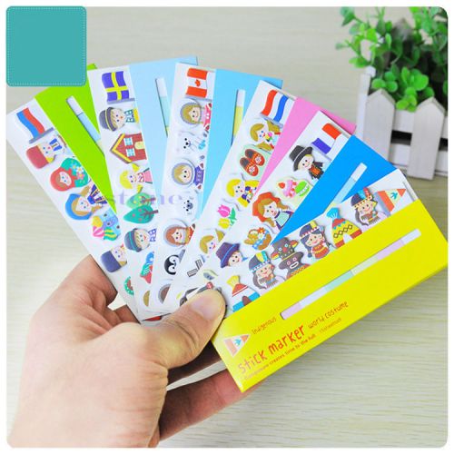 New Cute Funny 120 Pages Sticker Post It Bookmark Tab Note Pads Sticky Notes