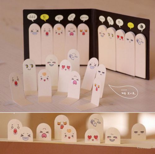 200Pages Ten Fingers Sticker Post-It Bookmark Flags Memo Sticky Notes Pads Cute