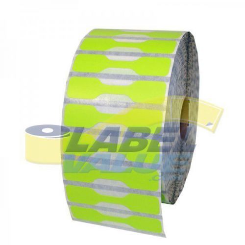 Zebra Compatible LV-10010064 Green Jewelry Labels - Barbell Style