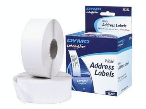 DYMO LabelWriter Address - Permanent adhesive labels - black on white - 1. 30252